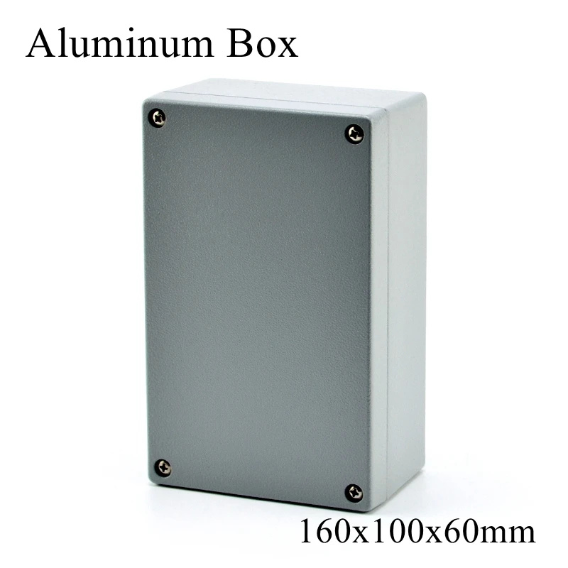 

FA25 160x100x60mm IP65 Waterproof Aluminum Junction Box Electronic Terminal Sealed Diecast Metal Enclosure Case Connector