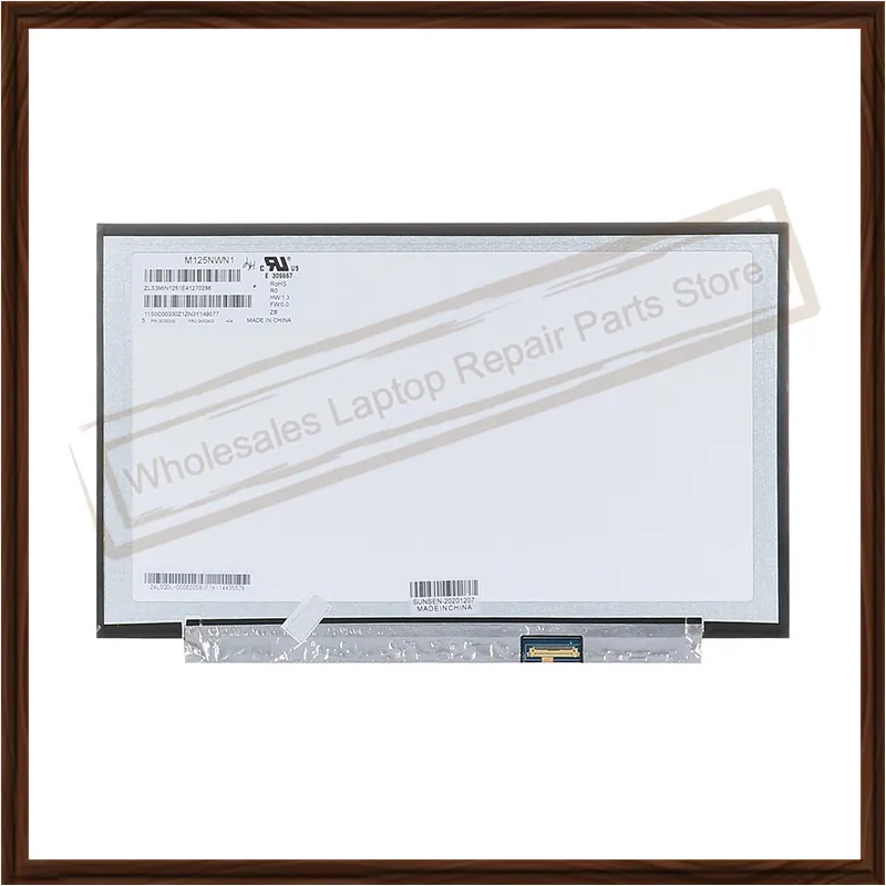 

Original M125NWN1 R0 12.5 inch LCD Screen Display 1366*768 30 pin M125NWN1 R0 Laptop LED Screen Digitizer Panel
