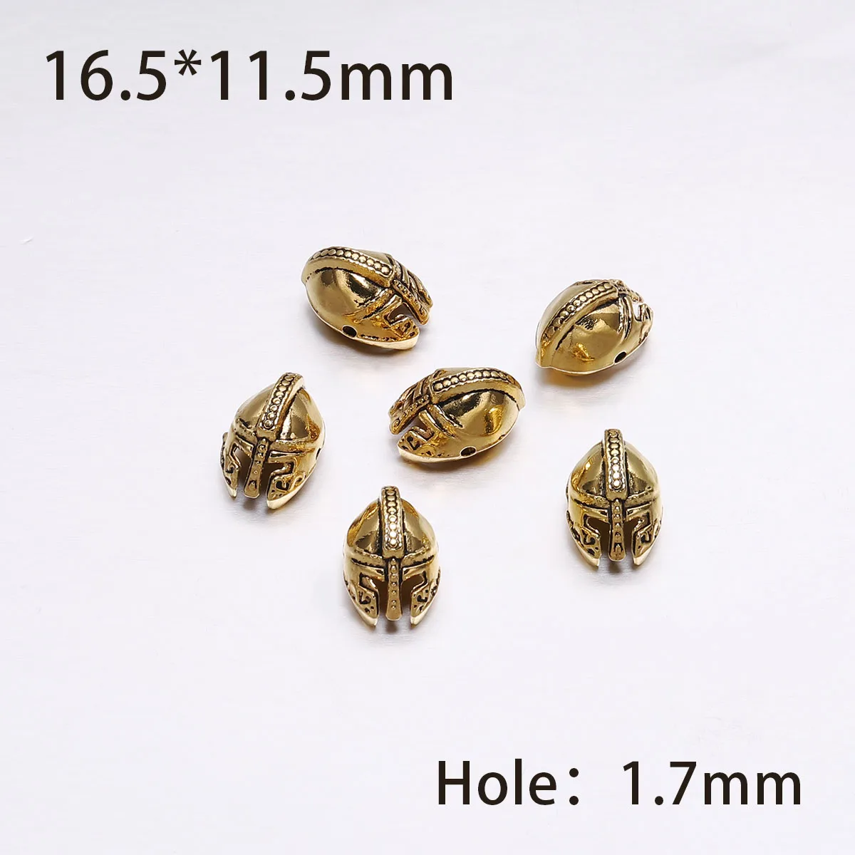 10pcs/lot Antique Gold/ Animal Shape Metal Lion Sparta Buddha leopard Heads Spacer Bezels Beads supplies For DIY Jewelry