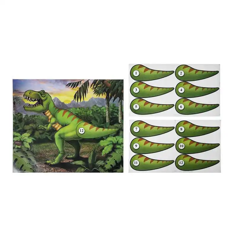 Dinosaur Jungle Decoration Banner Child Birthday Party Baby Shower Dinosaur Party Supplies Needle Tail Game Party Gifs Favors,Q