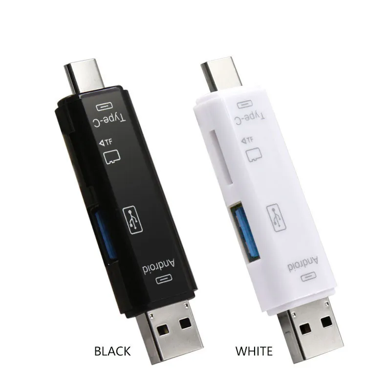 High Speed USB3.0 TF Memory Card Reader 3 in 1 Type-C OTG Card Reader Micro USB Flash Adapter microsd card reader