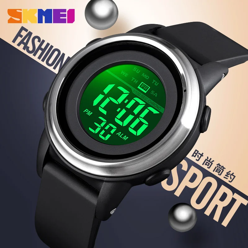 SKMEI Band Men‘s Watches Luxury Military Outdoor Sports Watches Waterproof Electronic LED Digital Wristwatch Relogio Masculino