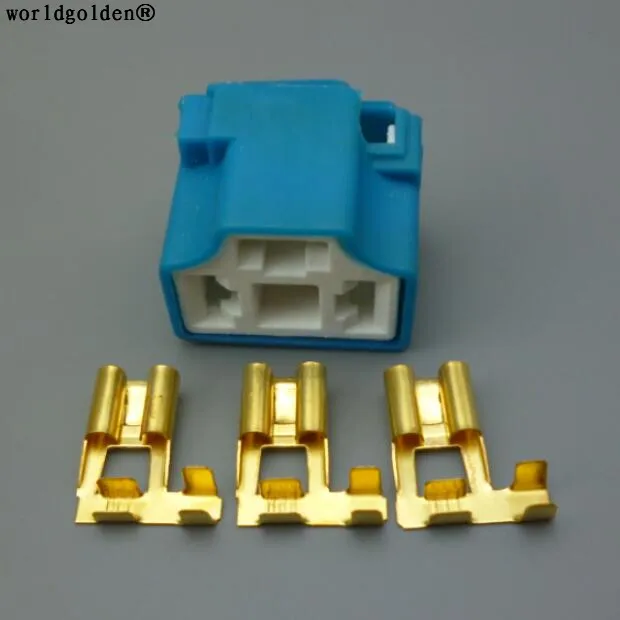 Worldgolden 1set H4 Socket Ceramic Socket bend 7.8mm HB2 Female Connector Auto Car HID Xenon H4 Bulb Socket Plug