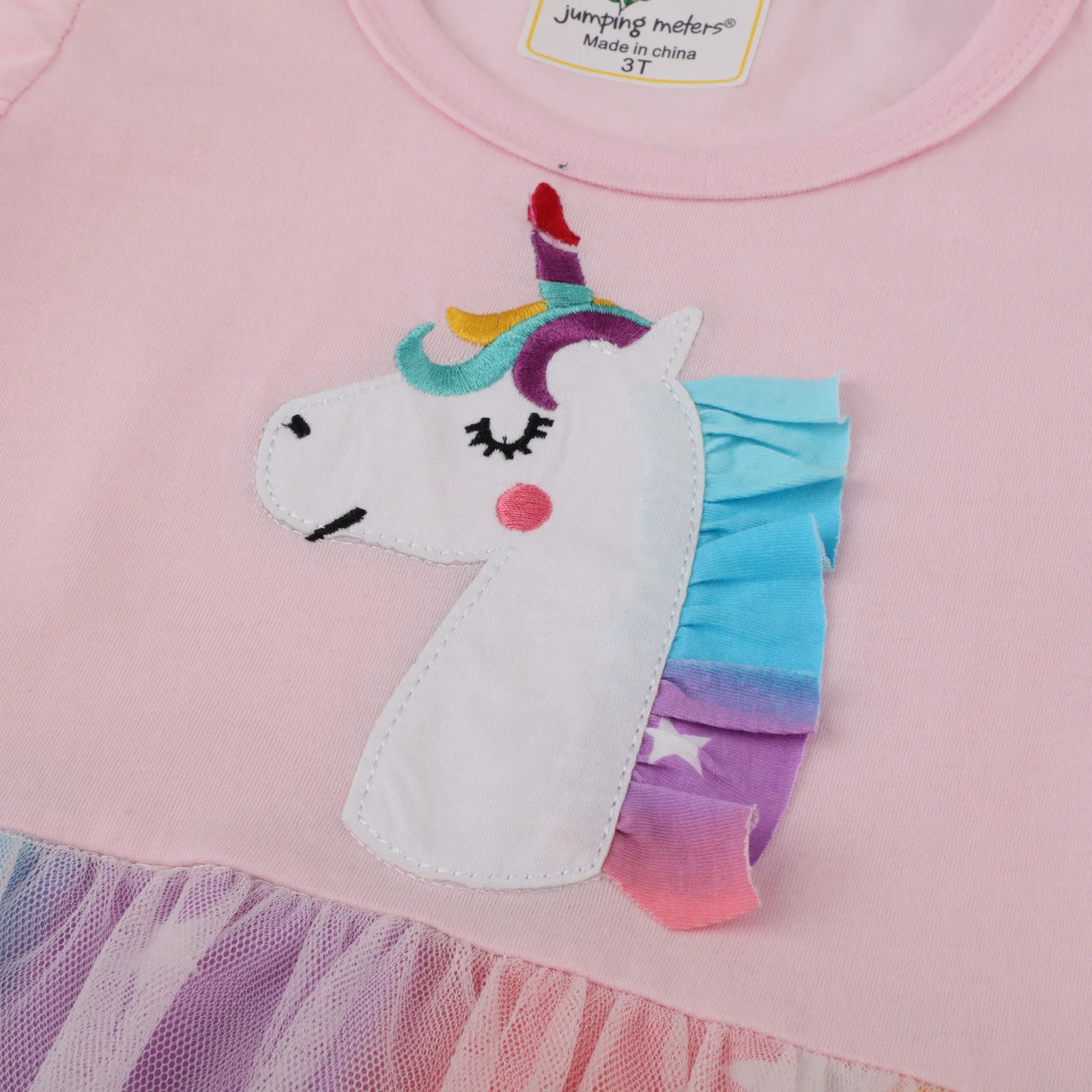 Metri da salto nuovo arrivo abiti da Tutu per feste da principessa unicorno ricamo maglia simpatici animali regali di compleanno abiti in Costume