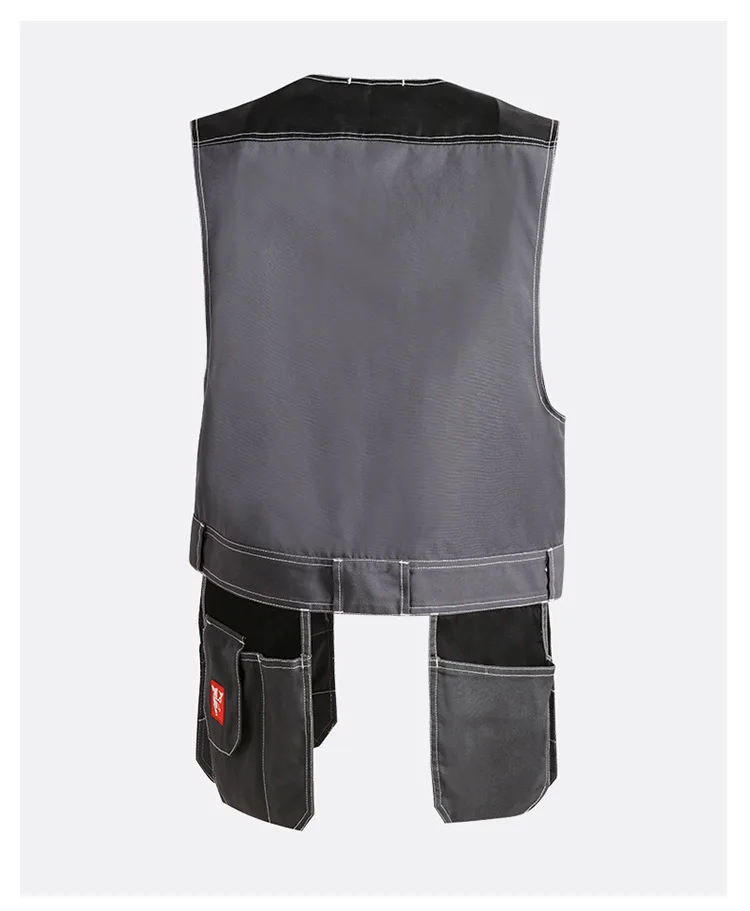Multi Pocket Work Vest Men Plus Size Electrician Car Maintenance Decoration Mechanical Processing Multi-Functional Workwear
