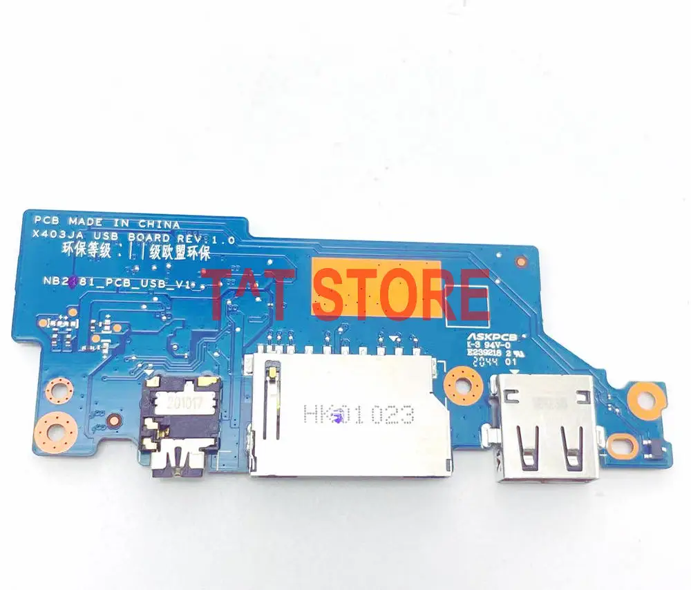 Original FOR ASUS X403J X403JA USB Audio BOARD Test Good Free Shipping