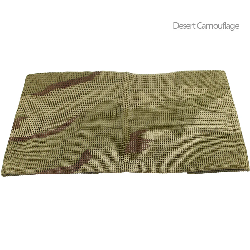 VULPO Multifunction Camouflage Mesh Scarf Tactical Scarf Sniper Face Veil Scarves For Hunting Hiking