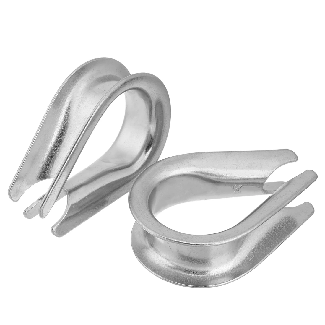 Uxcell-cabo de aço inoxidável de 0.39 polegadas e 10mm, 20 peças