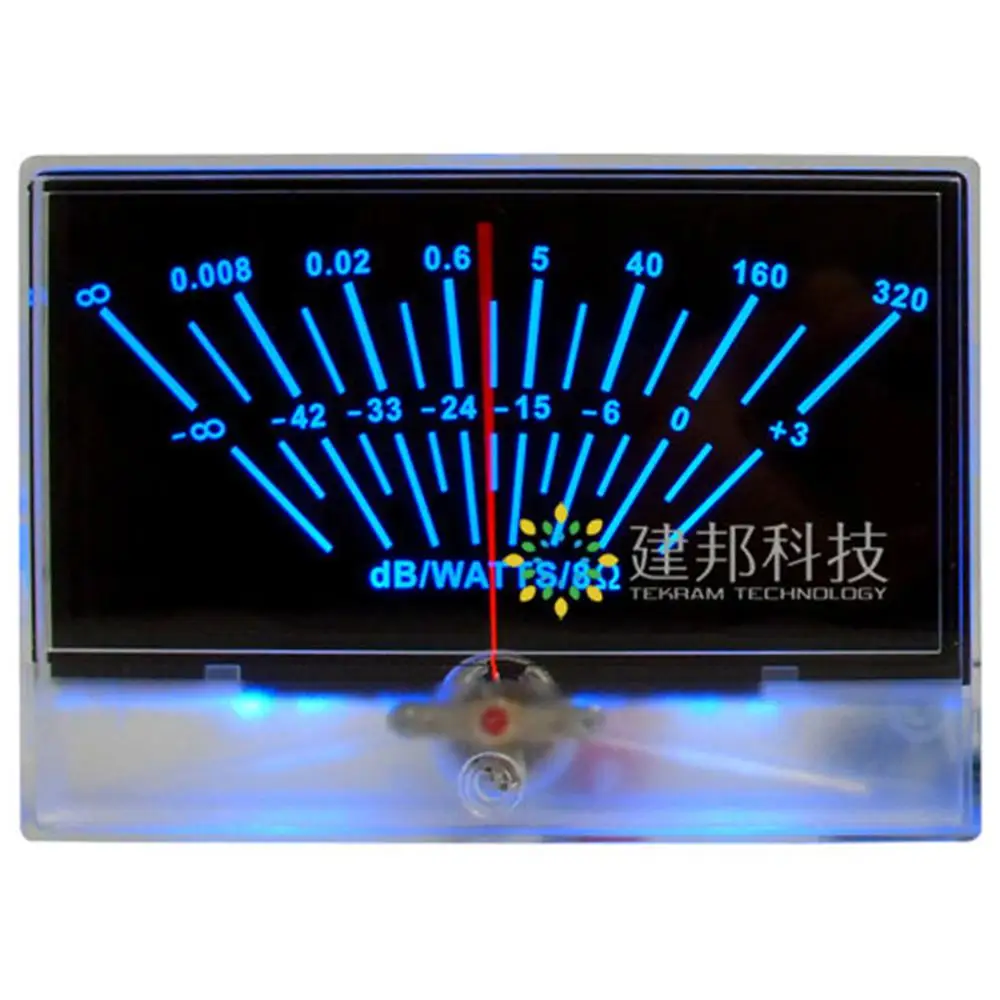 2pcs P-134 VU Meter Head DB Level Power Amplifier w/Backlight w/1pc TA7318P VU Meter Driver Board