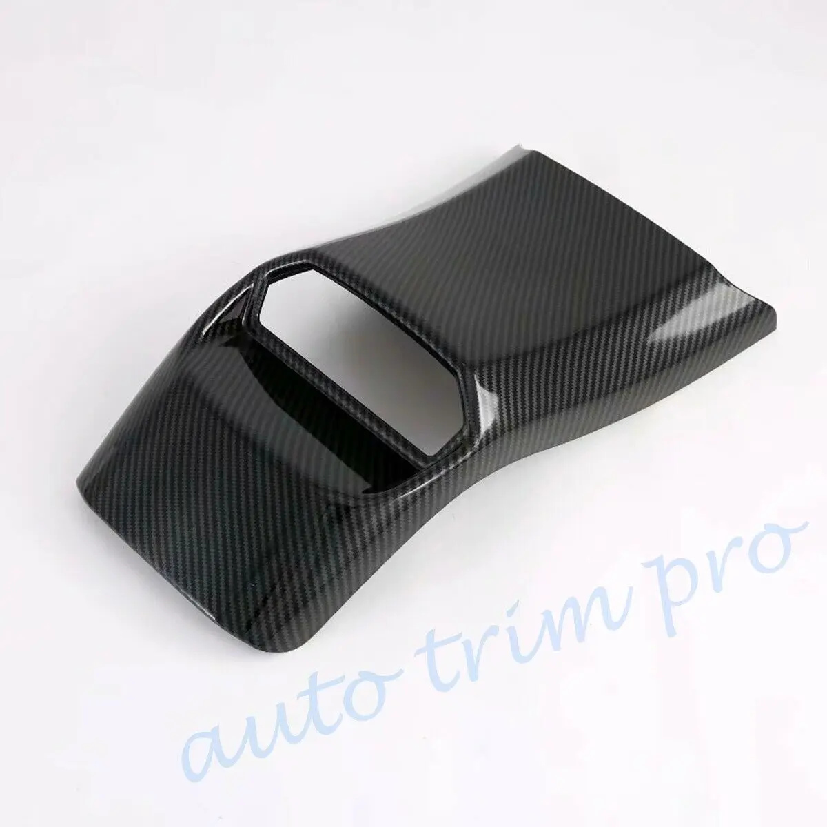 Car Rear Air Vent Outlet Frame Cover Accessories For Hyundai ix25 Creta 2020 2021 2022 Carbon Fiber Styling