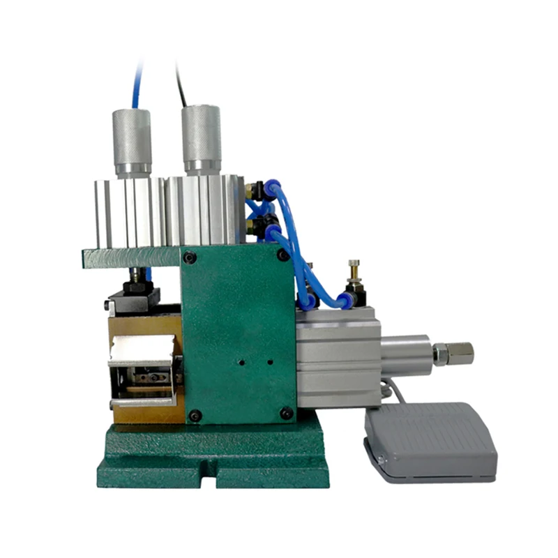 Macchina spelafili verticale 3F Macchina pneumatica per crimpare e spelare cavi con guaina multi-core