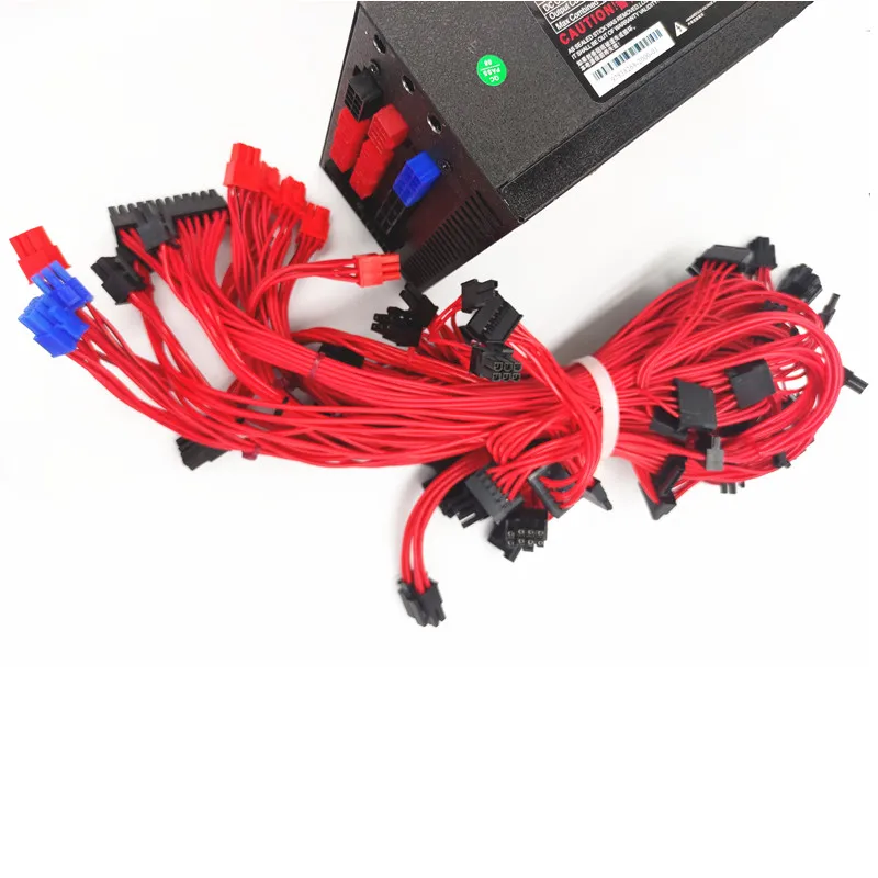 Imagem -06 - Nova Fonte de Alimentação Modular de Mineração 2000w Psu Atx para Gpu Eth Rig Ethereum Módulo Completo 220v 110v Psu para Mineração Btc Ltc Etc