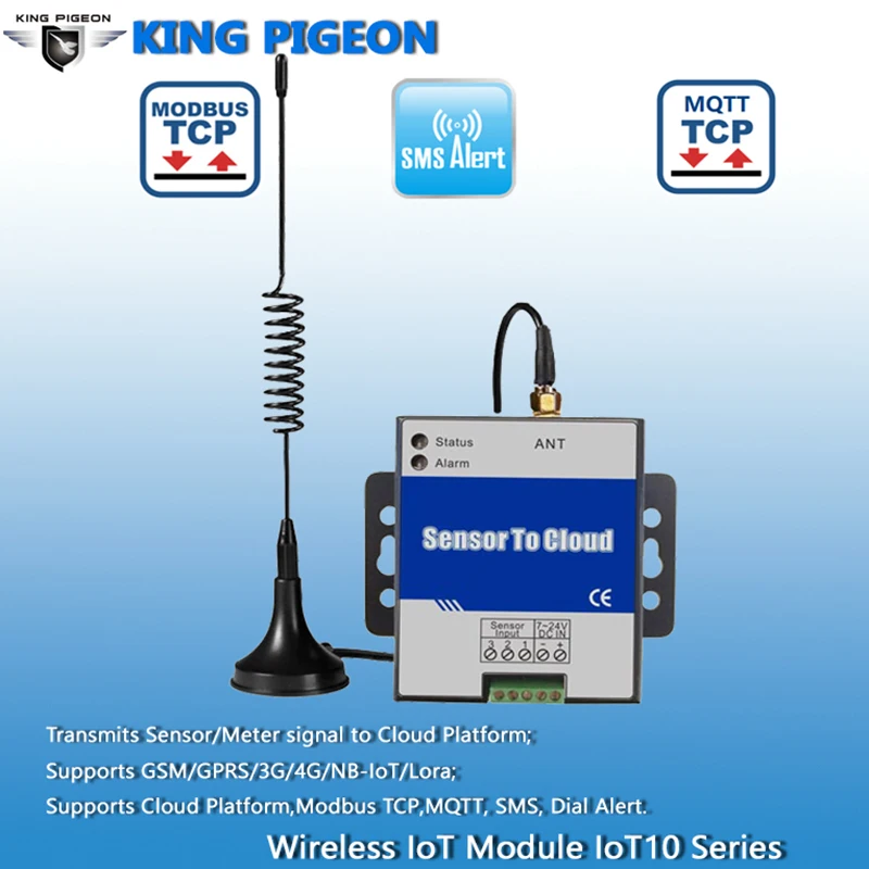 Wireless Iot Data Transmission Module RS485 DTU Real-time Data Monitoring e transmissão Module para Cloud 500pcs