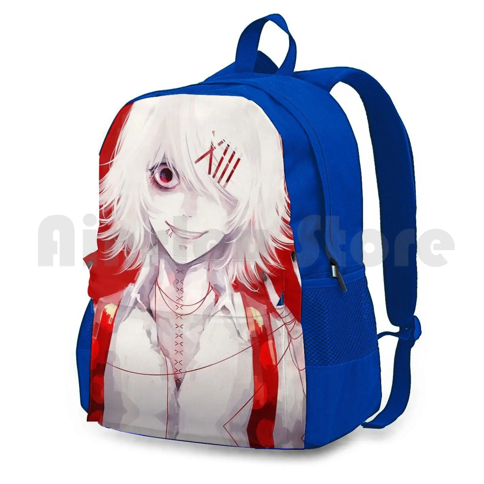 Suzuya Outdoor Hiking Backpack Waterproof Camping Travel Suzuya Tokyo Ghoul Sleeve Anime