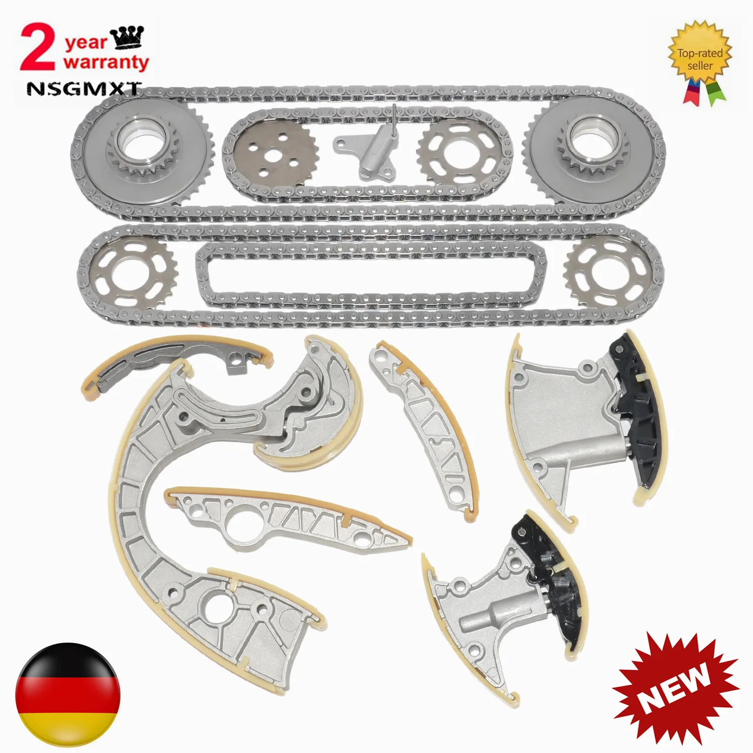 AP01 Timing Chain Tensioner Kit For Audi A4 A6  Allroad  Avant A8 Q7 VW Touareg 2.7 3.0 TDI 059109229J 079109229D 059109217C