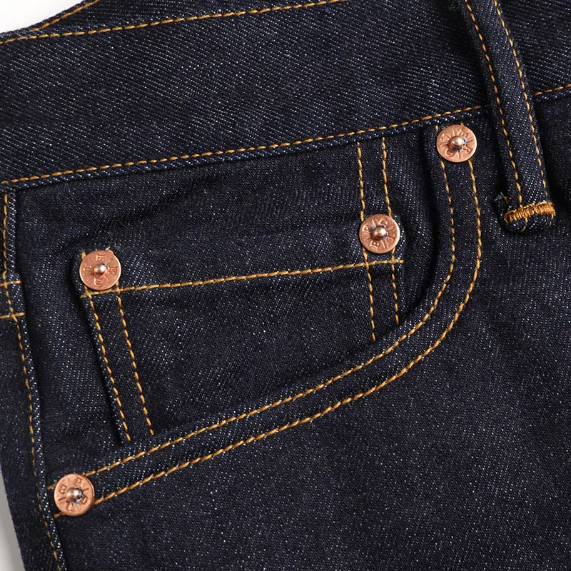 D10-0002 Read Description! Low Rise Indigo Selvage Washed 12oz Pants Sanforised Zipper Raw Denim Jean