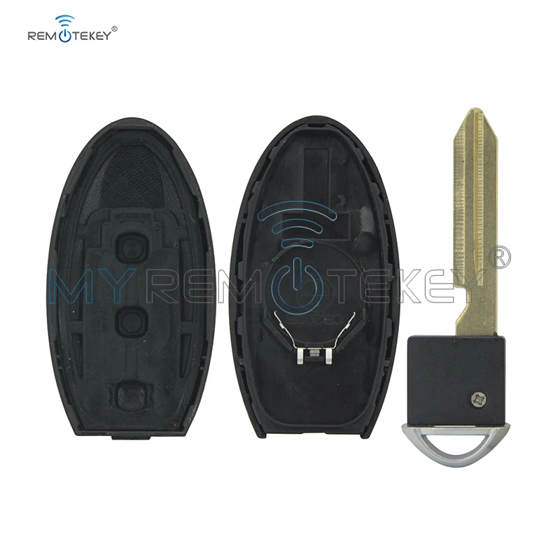 Remtekey Smart Remote Control Fob CWTWBU729  Smart Key Case For Nissan Infiniti 2 Button With Panic Key Shell