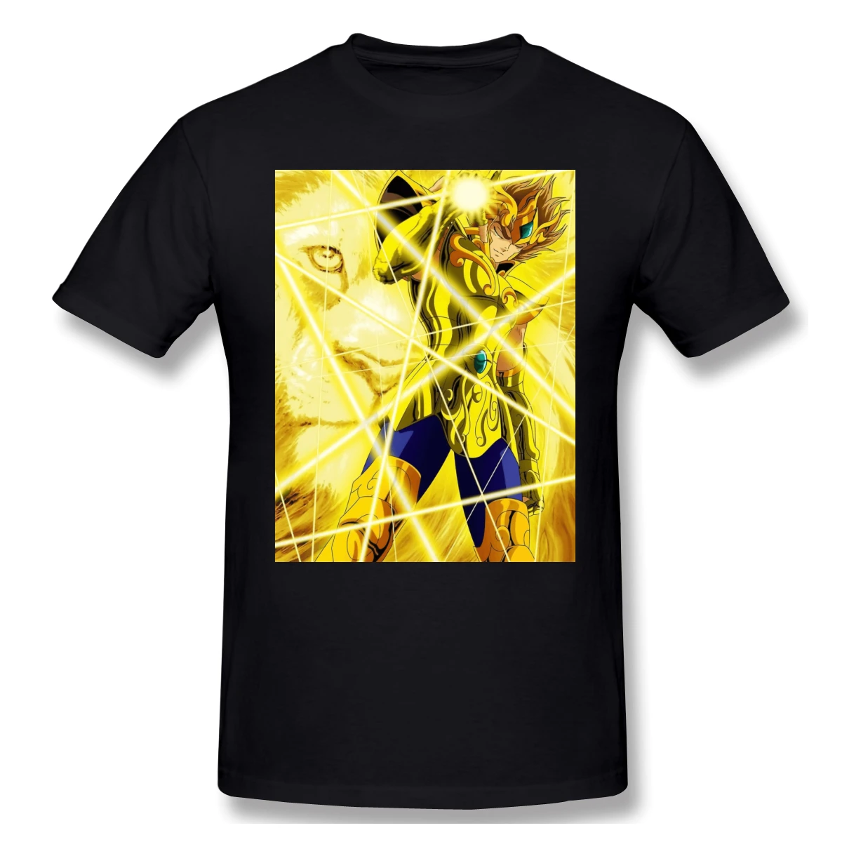 Man Knight Of Zodiacs Leo Shun,Ikki,Caballeros Del Zodiaco,Shiryu travel Cute T-shirts