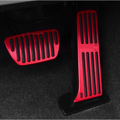 

For Toyota RAV4 RAV-4 2019 2020 Aluminum Car Accelerator Pedal Brake Pedal Footrest Pedal Plate Cover