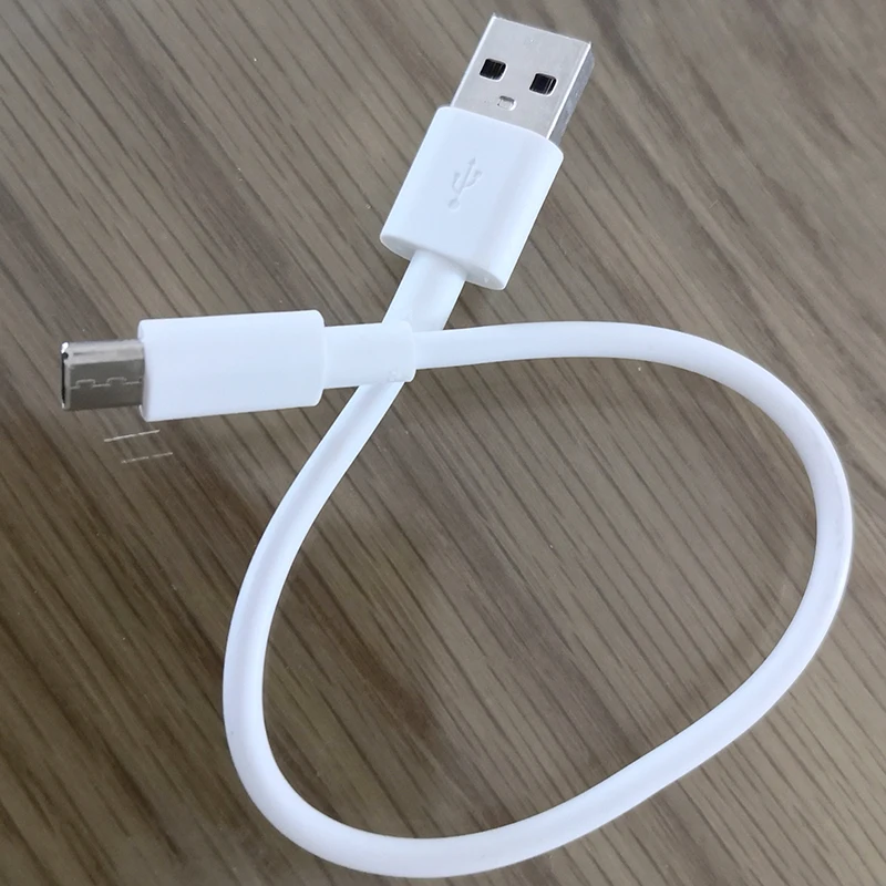 25 سنتيمتر type-C 5A كابل شحن سريع الحبل الأبيض اللون USB C إلى USB2.0 البيانات و كابل شحن