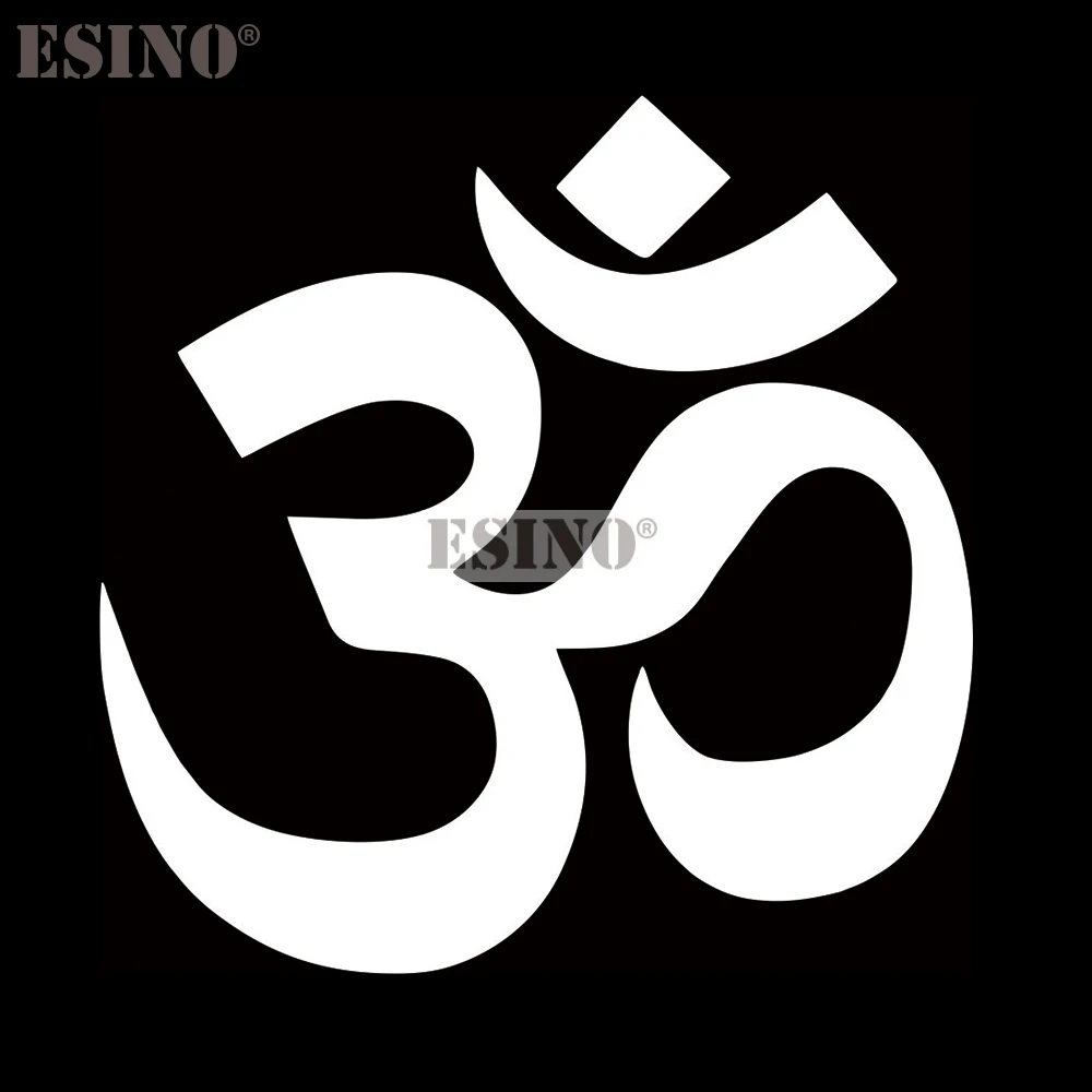 Car Styling Namaste Om Buddha Hindu Yoga Car Sticker Vinyl Motorcycle Bumper Body Carving PVC Decal Creative Pattern Vinyl