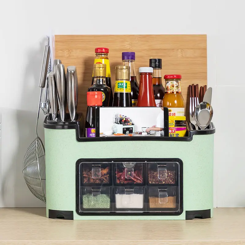 

Kitchen Storage Push-pull Storage Organizer Shelf Condiment Bottle Rack Storage Holders Rack Rangement Cuisine Home