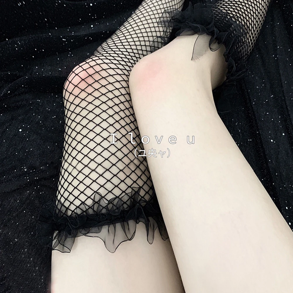 Pink Stockings Women Sexy Over Knee High Silk Cute Transparent Lingerie Kawaii Fishnet Stockings Pure Lovely Socks