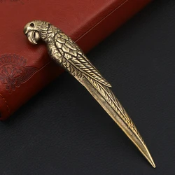 1Pc Copper Puer Puer Copper Tea Knife Vintage Copper Parrot Shape Ice Pick For Freezer Handmade Teaware Tea Drinking Office Tea