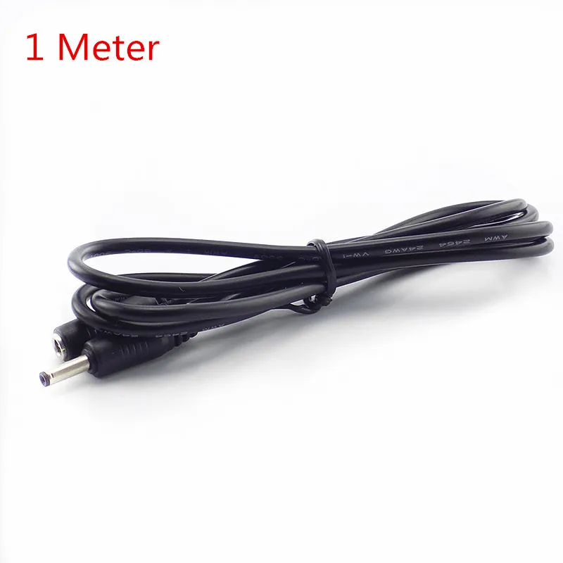 1/1.5/3/5m macho fêmea dc 5-24v cabo de alimentação extensão adaptador de cabo de alimentação 3.5mm x 1.35mm conector para câmera de segurança de cabo cctv