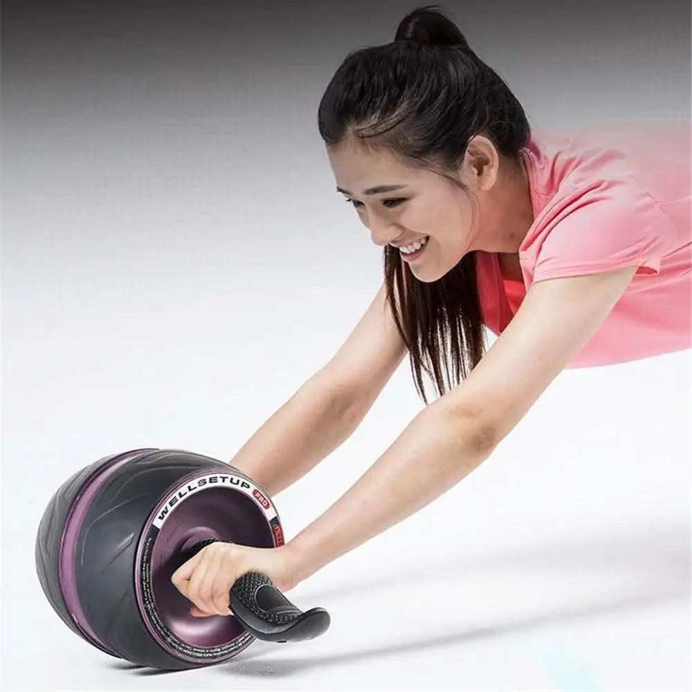 Automatic Rebound Abs Wheel, No Noise, Giant Wheel Home Fitness Training, Core  Muscle Trainer, Back Belly Exercise, THANKSLEE