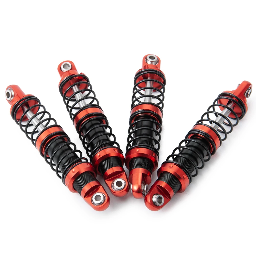 YEAHRUN Metal Shock Absorber Adjustable Damper 75/85/95/105/115/125mm for 1/10 RC Crawler Car Axial SCX10 TRX4 TRX6 D90