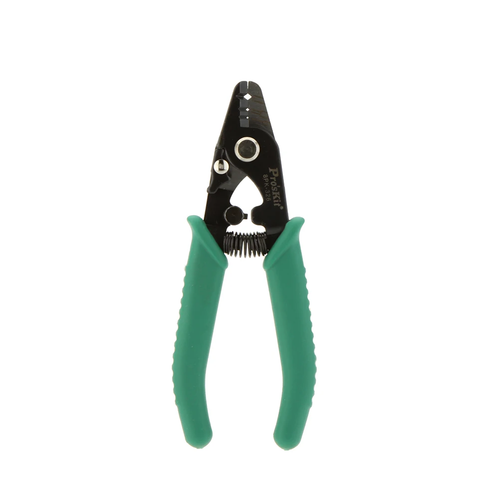 8PK-326 Proskit clamp Fiber stripping pliers 8PK-326 Tri-Hole Fiber Optic Stripper  FTTH FIber Wire stripper