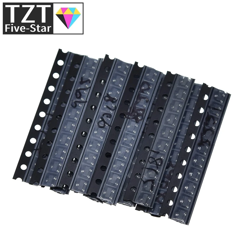 1/3 Stück S9013 S9014 S9015 S9018 MMBT3904 MMBT3906 SS8050 SS8550 2N5551 2SC1815 Insgesamt 10 Arten X10 Stück=100 Stück – Detail 3