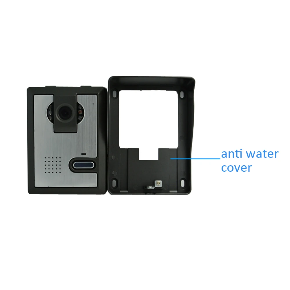 1Set 1 To 1 Smart Home Visitor Video Door Phone 7" LCD Display Touch Button HD Camera Night Vision Rfid Card Unlock Door Bell