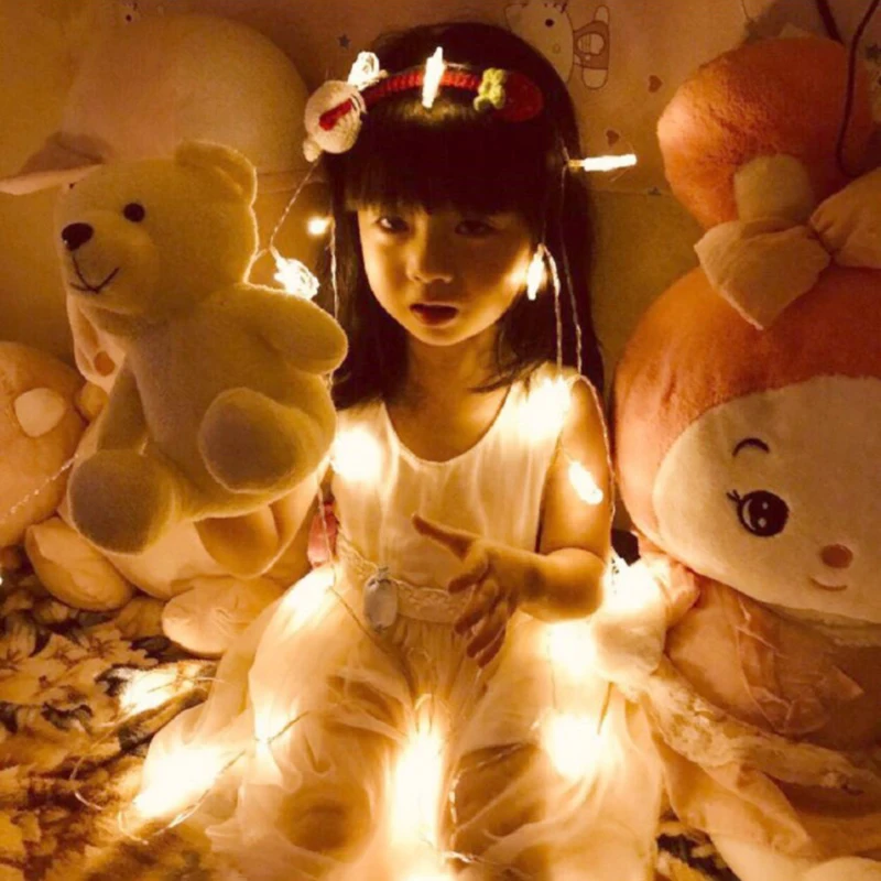1.5m 4.5m 10m Led Star Moon Light String USB Bedroom Window Christmas Decoration 2022 Party Holiday Light