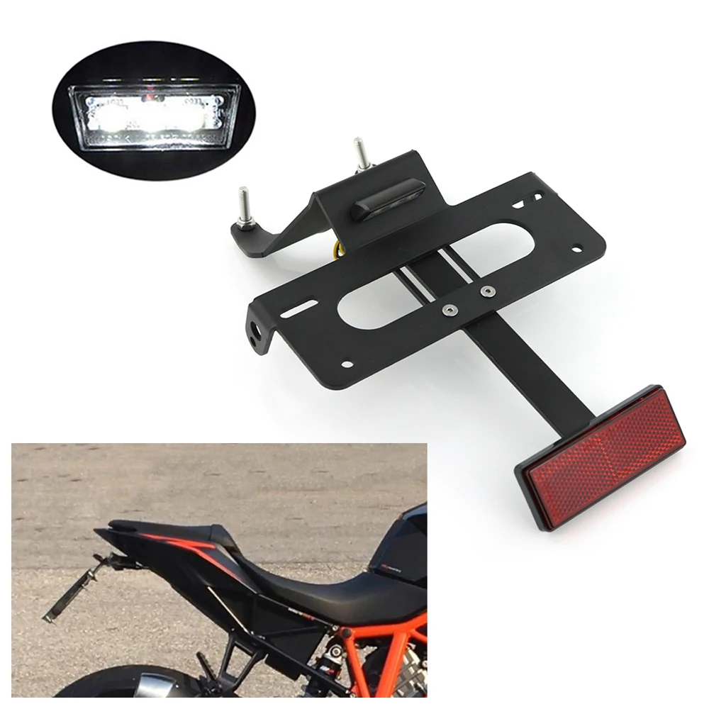 

Rear Tail Tidy Fender Eliminator Kit Fit For KTM DUKE R 1290 2014-2019 Motorcycle License Registration Plate Holder Bracket