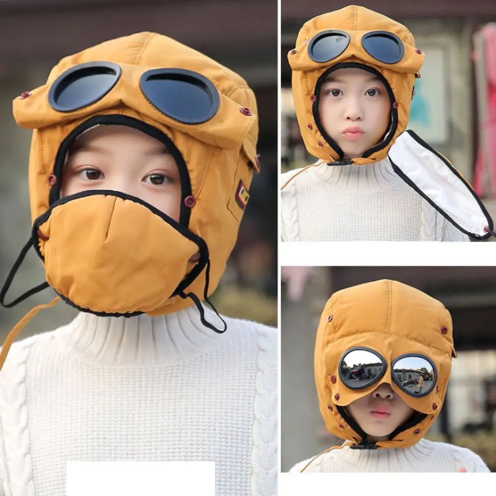 Creative stay warm hat windproof of motor vehicle helmet Korean style