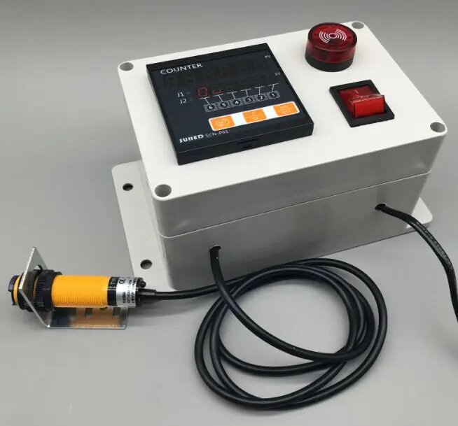 Imagem -03 - Transmissor de Alarme para Computador Correia Transportadora com Tela Digital e Contador Equipamento Industrial Sensor Infravermelho Transmissor e Comunicação