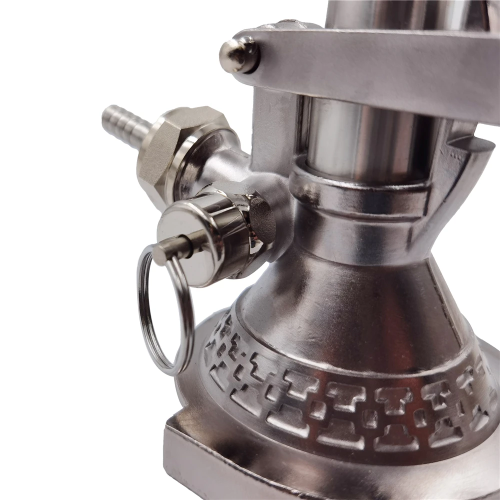 TWELVETAP-A-Type Keg Coupler, Draft Beer Dispenser, Home Brew Connectors, Coupler Head for Home brew Wine, Bar Club