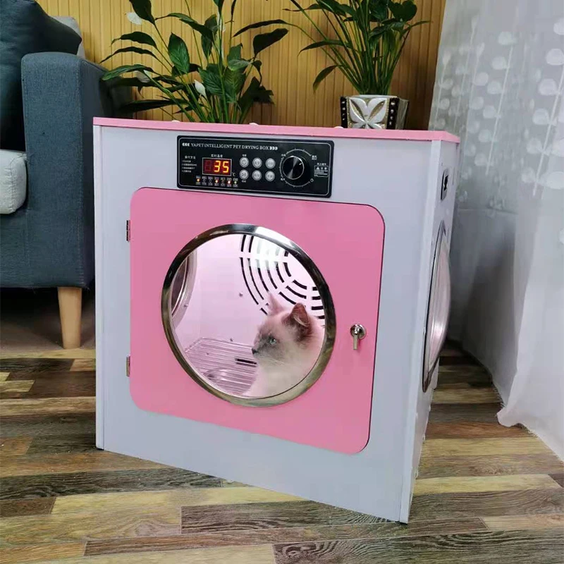 220v Automatic Pet Drying Box Household Pet Hair Blowing Dryer Blowing Cat Small Dog Cat Water Blowing Machine