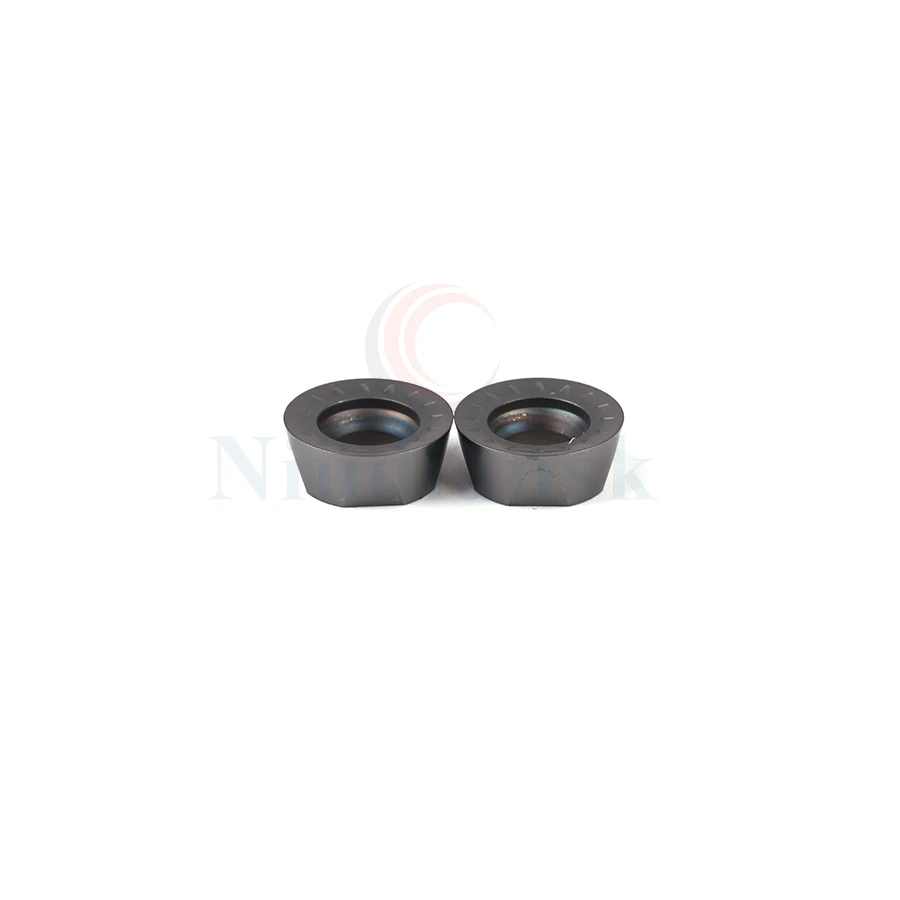 Insertion en carbure CNC PVD + CVD, outil de tournage externe, outils de traitement, RPMT08T2MO-JS RPMT10T3MO-JS RPMT1204MO-JS LF6018, 10 pièces