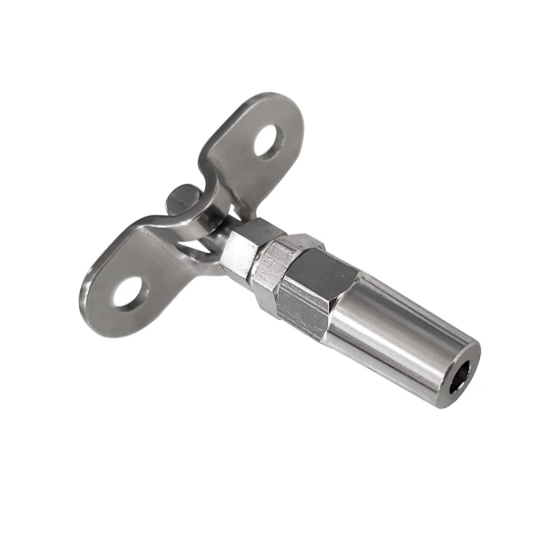 

Stainless Wall Toggle Turnbuckle Stainless Steel Marine Grade T316 for 1/8" Cable Railing Wood Posts, DIY Balustrade