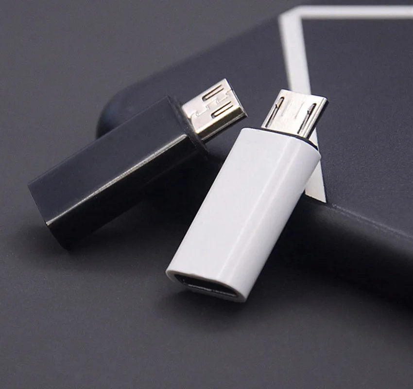 500pcs/lot Female Type C To Mirco Usb Male Converter Adapter For Huawei Xiaomi Moto Android Macbook OTG Data Charging Cable