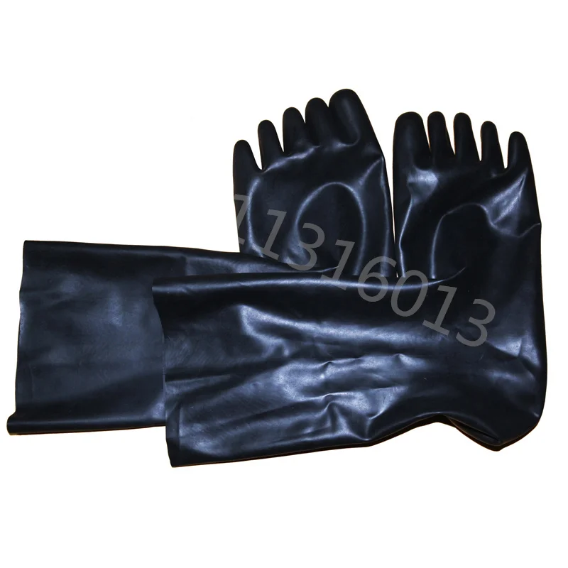 Unisex Latex ยางถุงน่องสีดำรูปเข่าความยาว Latex ถุงเท้า Latex เซ็กซี่ถุงน่อง Toe ถุงน่อง