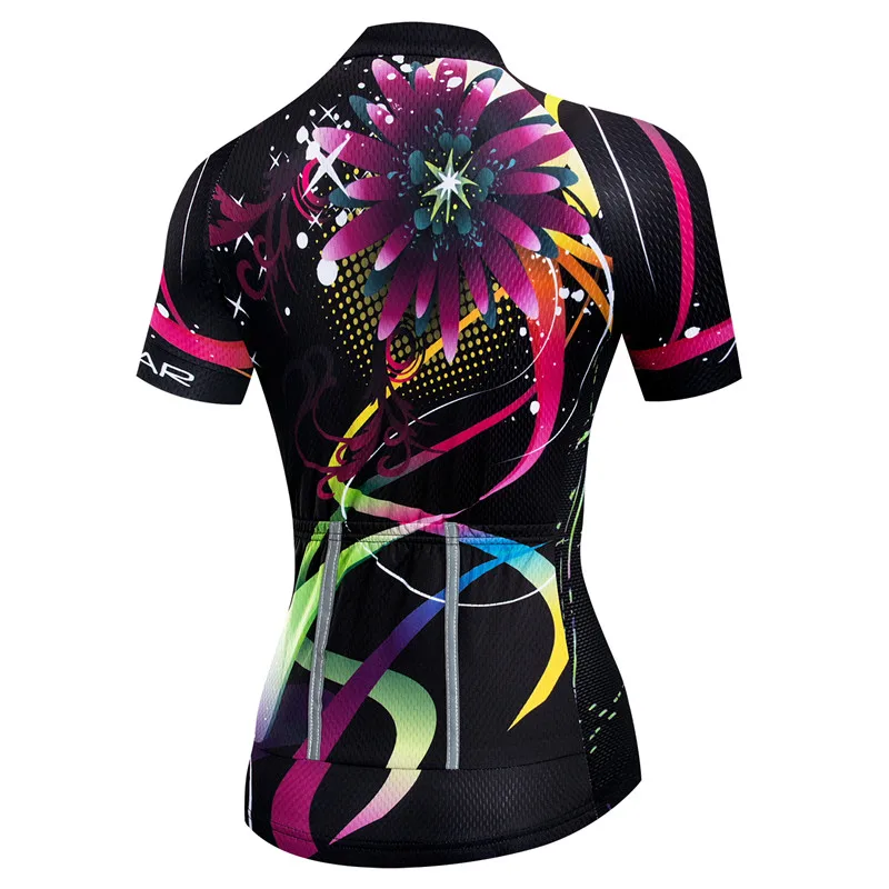 Weimostar Summer Women Cycling Jersey Tops Breathable Mountain Bicycle Clothing Pro Team MTB Bike Jersey Racing Cycling Shirt