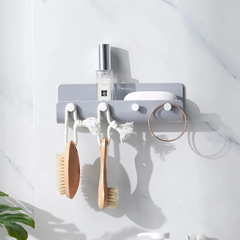 

1PCS Wall Hanging Belt Hook Pick-up Frame Nail-free No-mark Frame Simple Door Back Key Hook Bathroom Hooks
