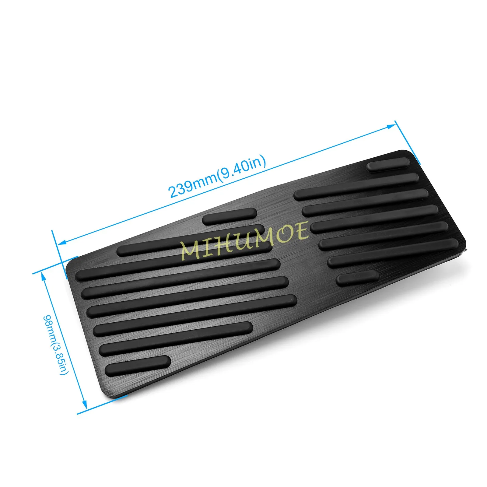 Black Aluminium Alloy Footrest Foot Rest Dead Pedal Cover For 2019-2025 Mazda 3 (BP) CX-30 (DM) CX-50 CX-60 CX-70 CX-90 MX-30 view 6