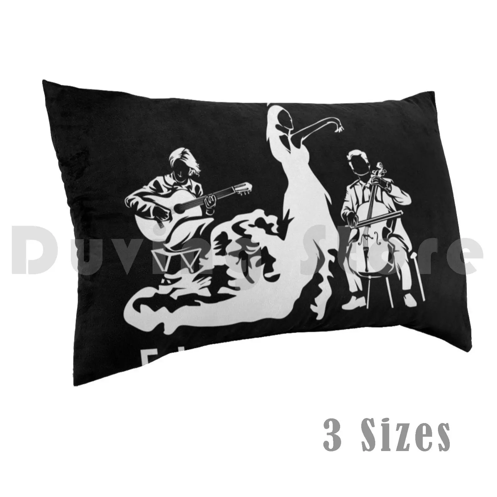 FlamencoPillow case Flamenco Salsa Latino Mexican Tango Folkloric Music Andalusia Murcia Spanish