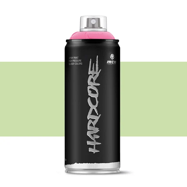 Spray paint MTN Hardcore pale green Color 400 ml high pressure quick dry glossy finish great strength