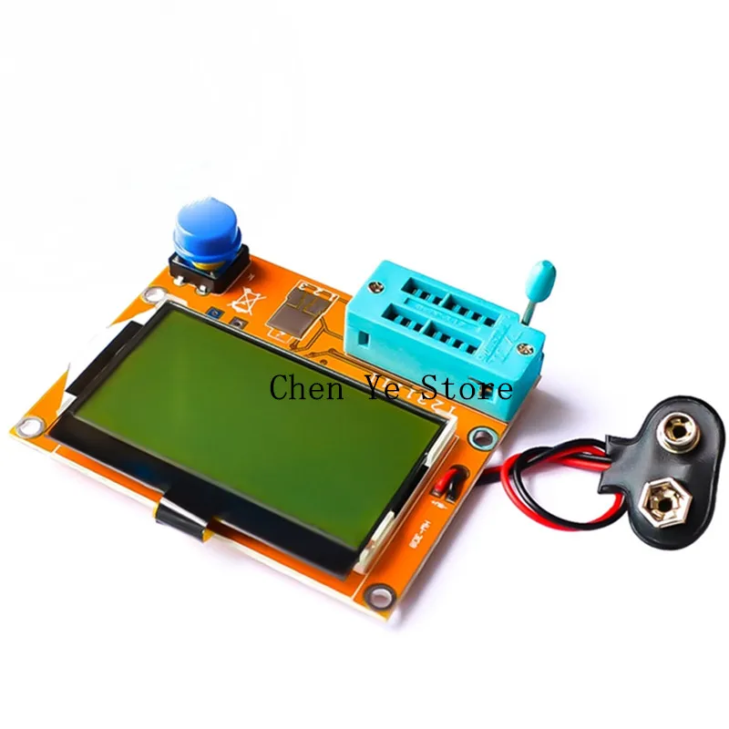 

LCR-T4 Mega328 Digital Transistor Tester Diode Triode Capacitance ESR SCR Meter MOS / PNP / NPN LCR 12864 LCD screen